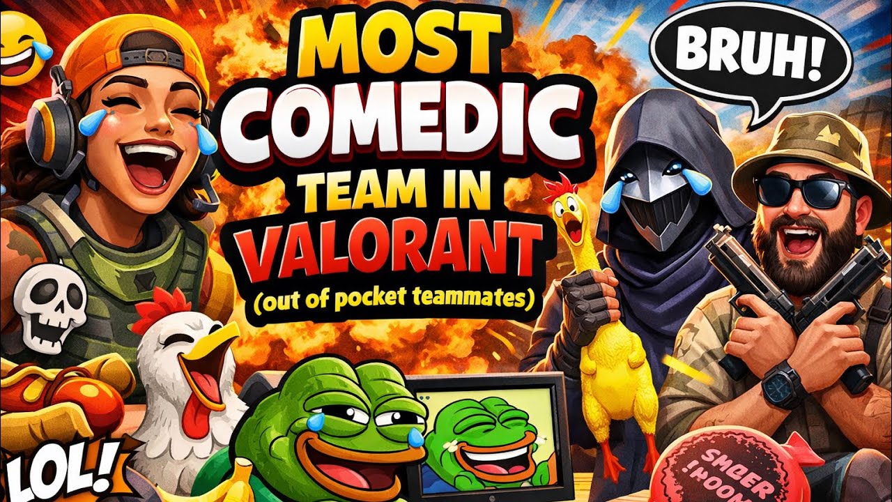 THE MOST COMEDIC TEAM ON VALORANT EVER!!