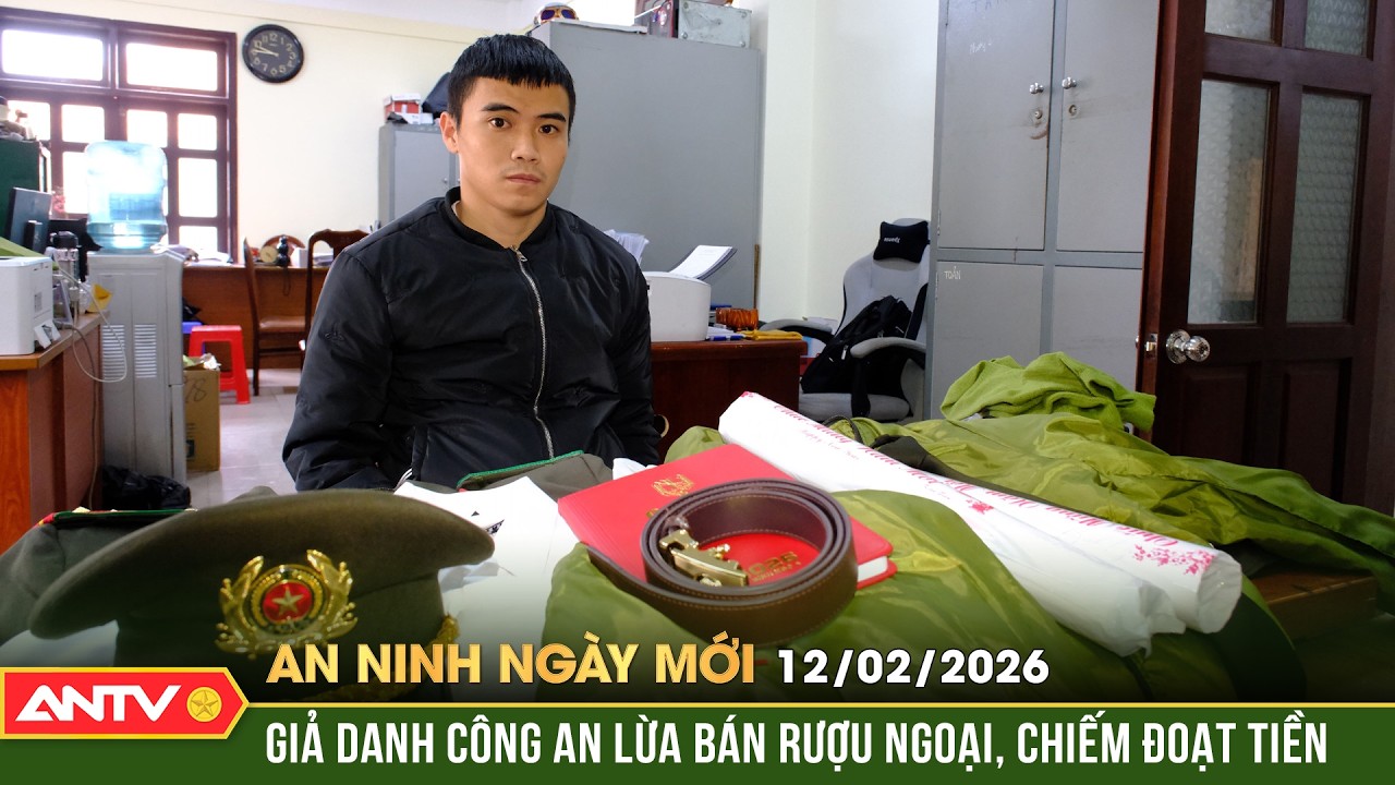 An ninh ngày mới ngày 12/2: Tóm cổ đối tượng giả danh Công an, lừa đảo bán... rượu ngoại