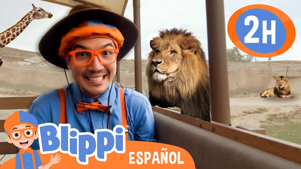 Blippi va al Zoo! 🦁 Aprende con Blippi | @BlippiEspañol  | Moonbug Kids Parque de Juegos
