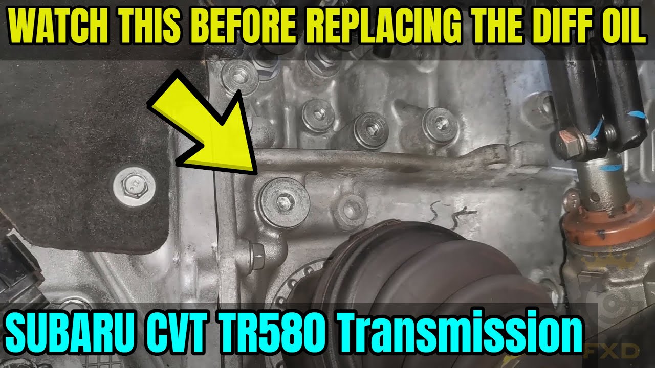 Следите за этим и избегайте серьёзных повреждений — Трансмиссия SUBARU CVT TR580 — Информация о с...
