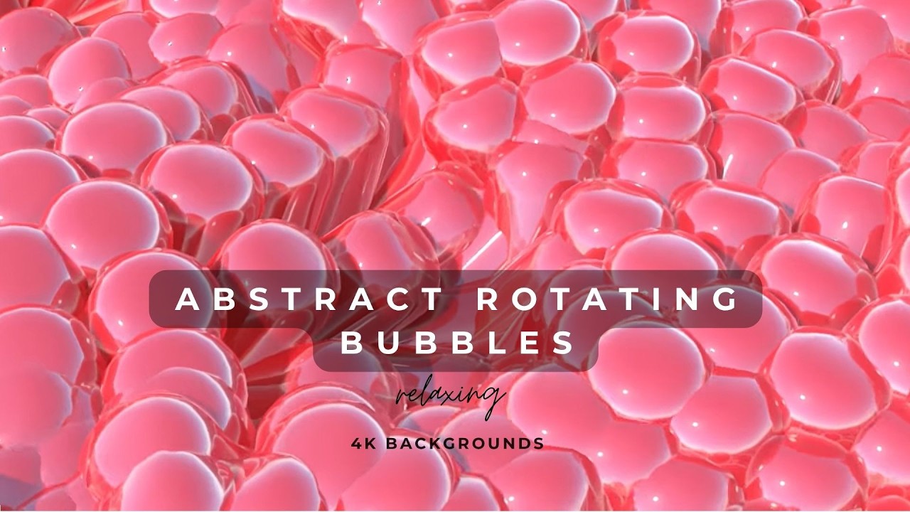 Gorgeous Pink Glossy Metaball Live Wallpaper Animation 💗 | Relaxing Abstract Live Wallpaper