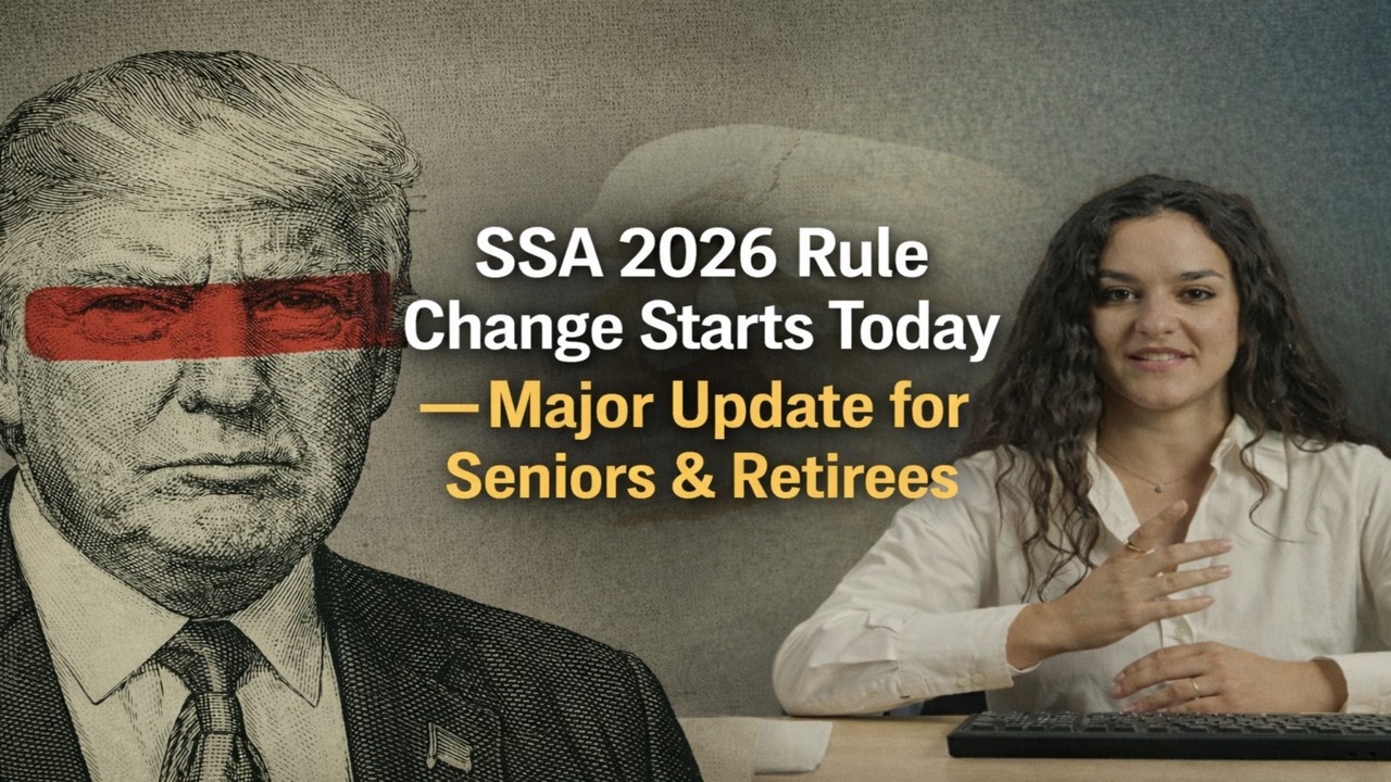 SSA 2026 Rule Change Starts Today &mdash; Major Update for Seniors & Retirees