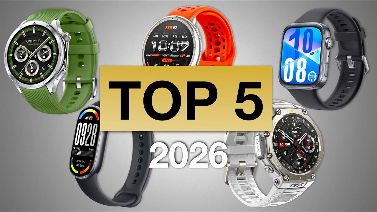 MEJORES SMARTWATCH DEPORTIVOS CALIDAD PRECIO 2025 | TOP 5 RELOJES INTELIGENTES PARA DEPORTE