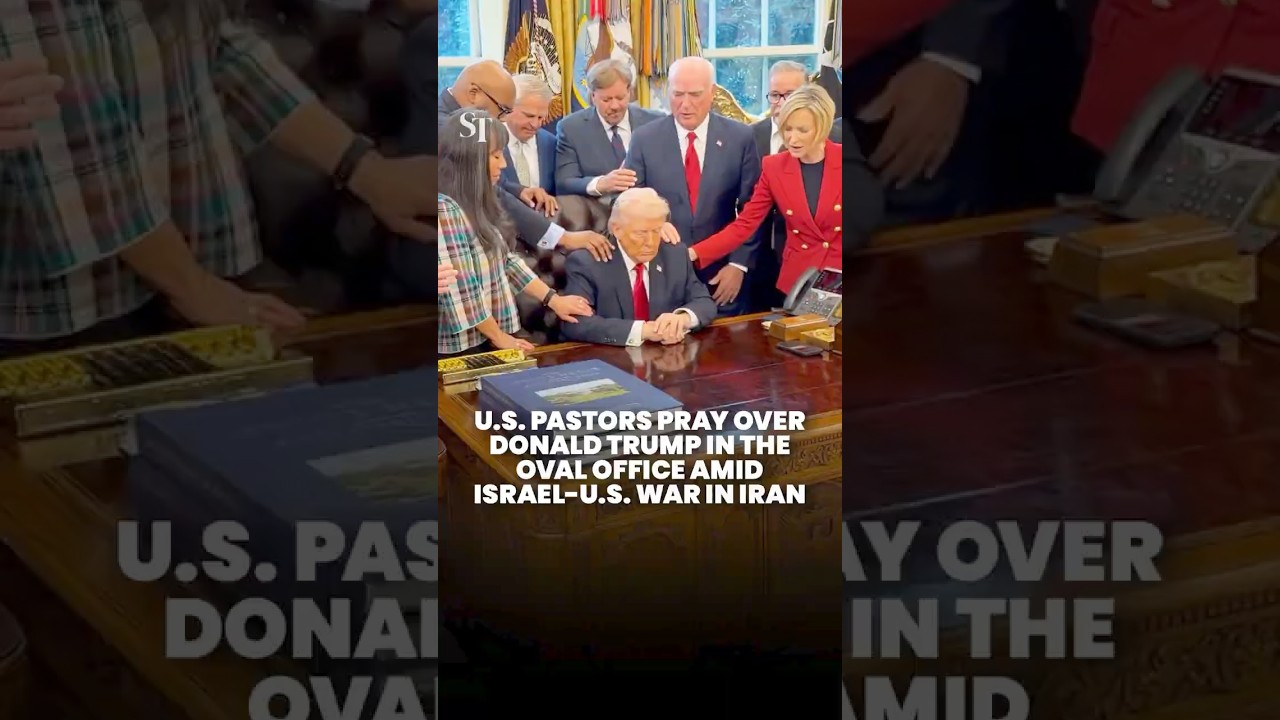 Pastors pray for Donald Trump and US troops at the White House amid war in Iran