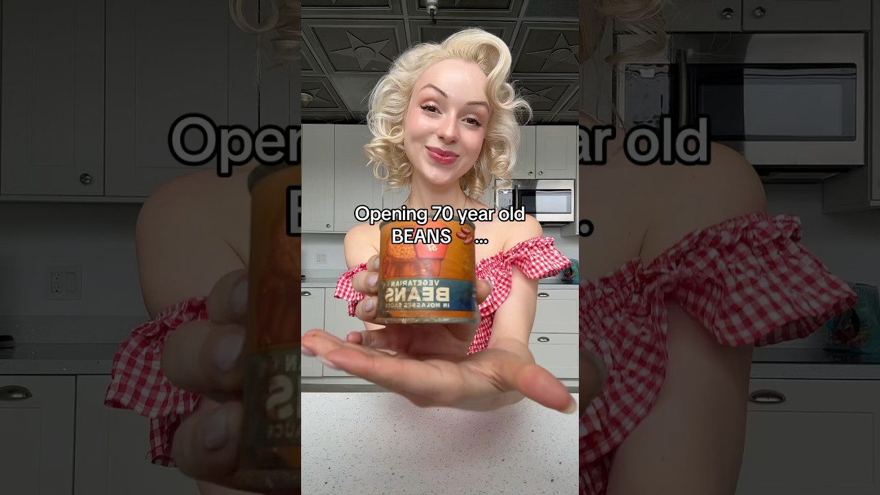 Opening food from the 1950s 😳 #shorts