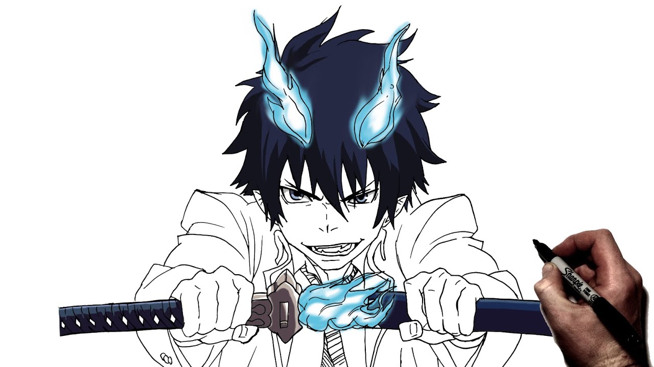 How To Draw Rin Okumura | Step By Step | Blue Exorcist