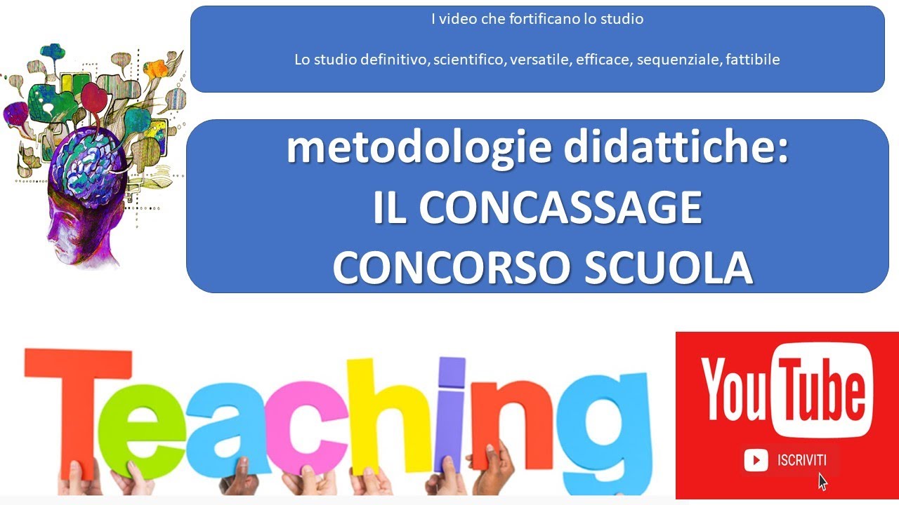 metodologie didattiche: IL CONCASSAGE - CONCORSO SCUOLA