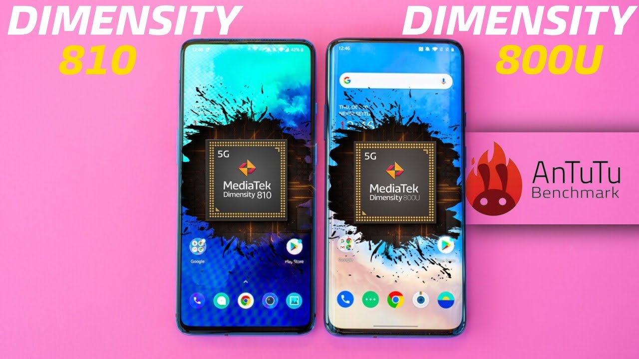 Dimensity 810 Vs Dimensity 800U | Antutu Benchmark & Spec's