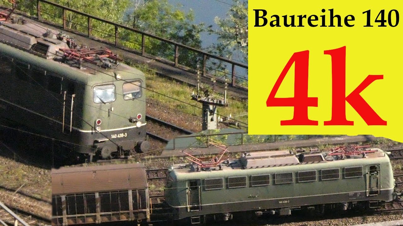 Sie f&auml;hrt noch! Einheitslok Baureihe 140 in W&uuml;rzburg #4k