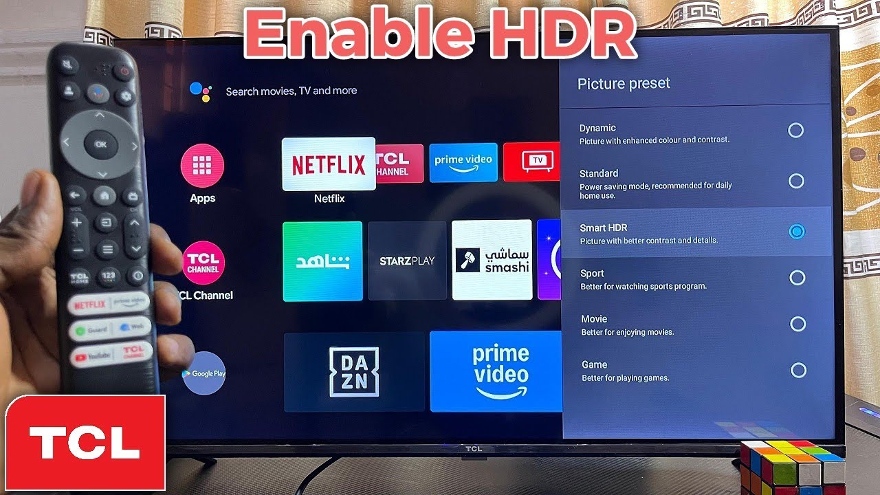 How to Enable HDR on TCL Smart TV