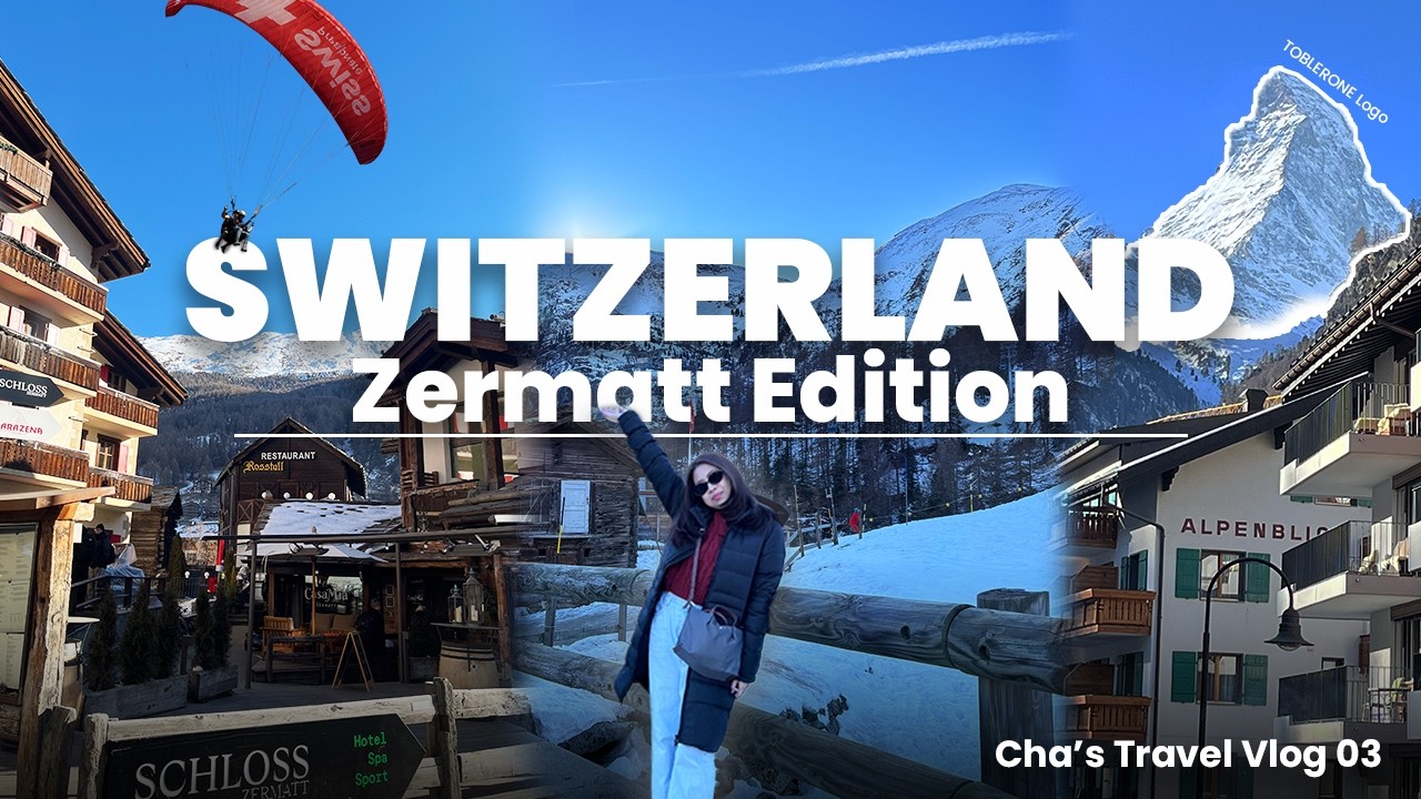 5 Days in Switzerland 🇨🇭 | Zermatt Edition | Swiss Alps, Accommodation & Grocery Shops