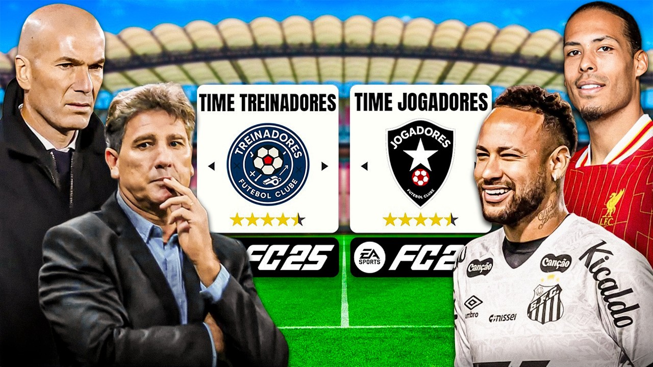 TÉCNICOS vs JOGADORES no FIFA 25