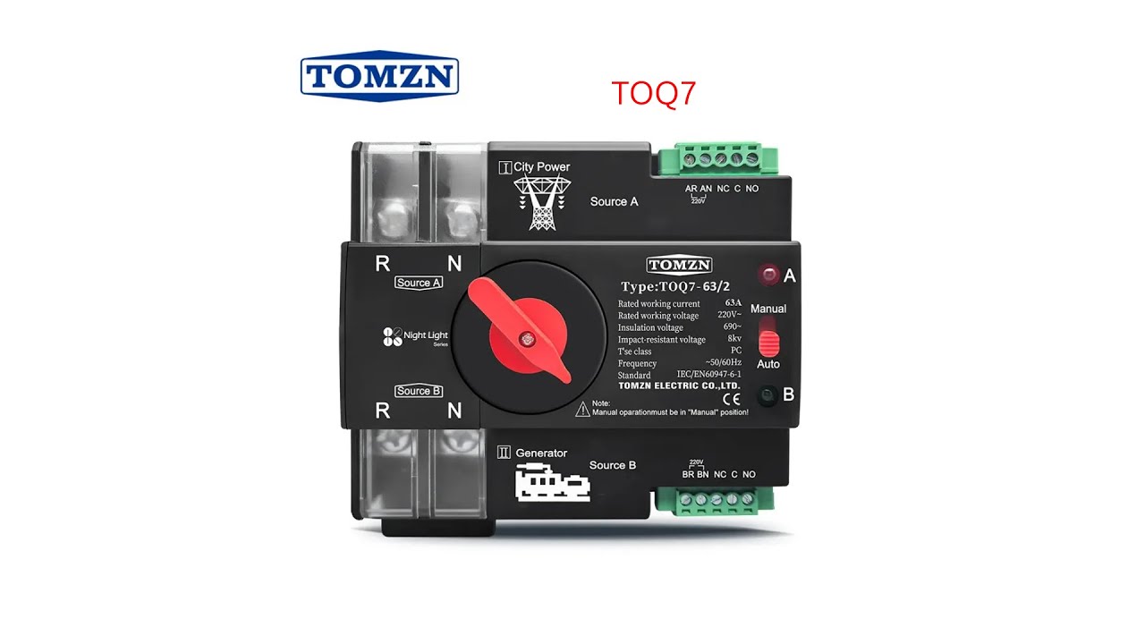 Обзор АВР  TOMZN  type TOQ7  сравнение с type TOQ5