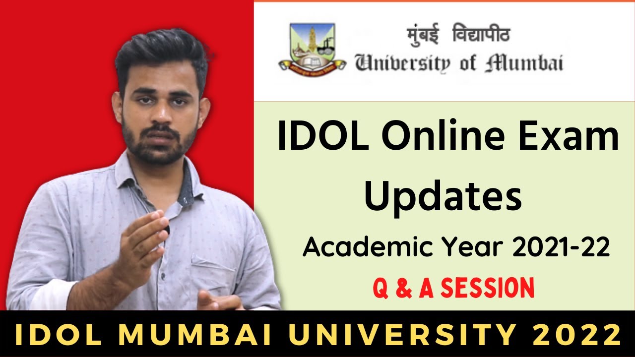 IDOL Mumbai University Exam 2022 New Updates | Online or Offline | Q & A |  @Imaduddin Educare