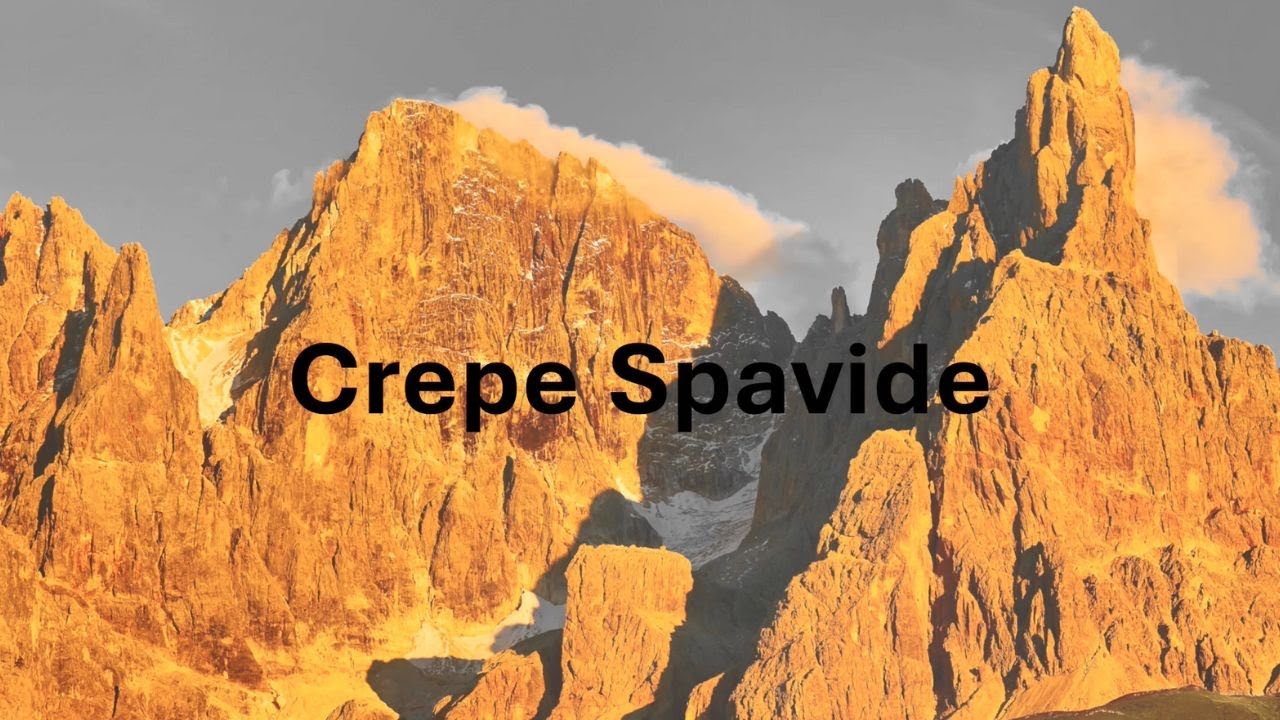 Crepe Spavide - Coro Enrosadira di Moena