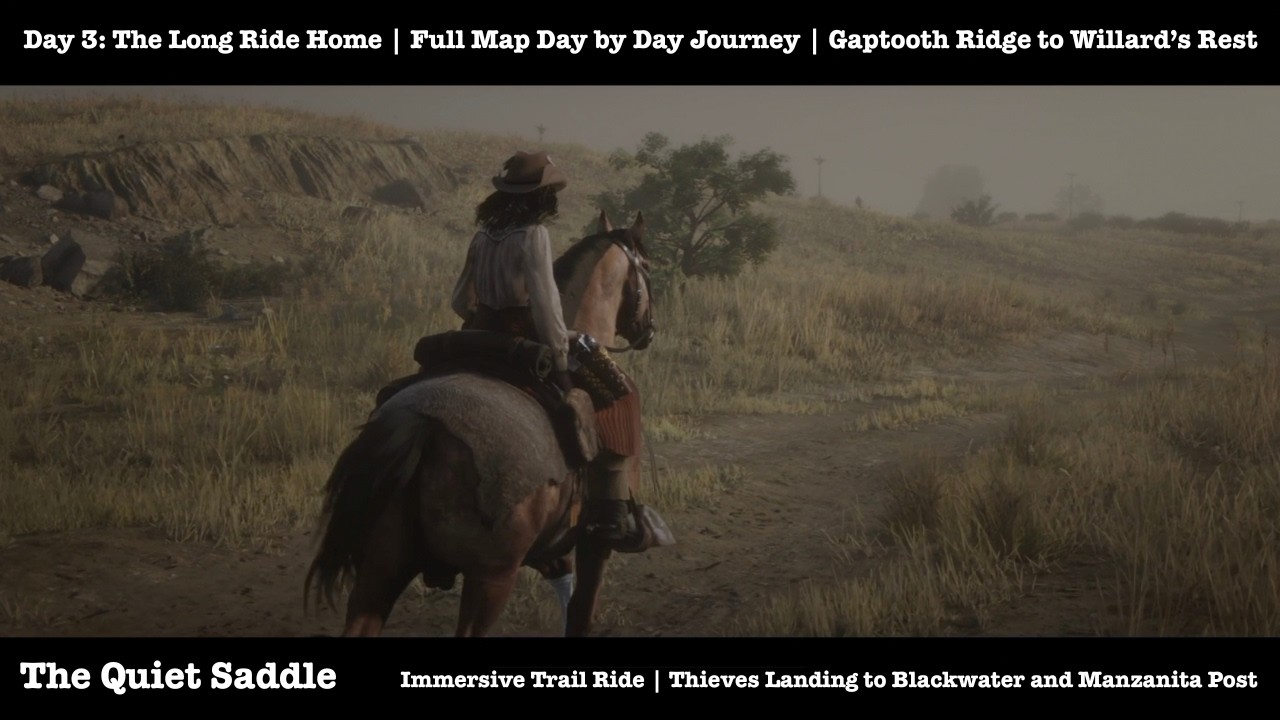 The Long Ride Home — Day 3: Blackwater, Beecher’s Hope & Whitetail Hunt | RDR2 Ambient Journey