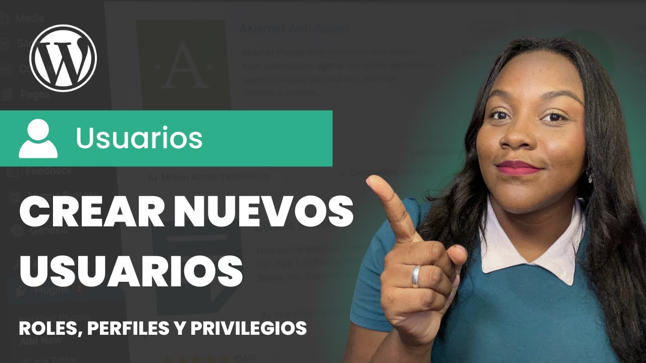 C&oacute;mo crear usuarios en WordPress, perfiles y privilegios