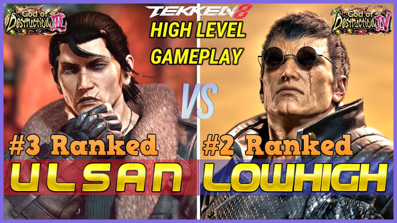 T8 ▰ LOWHIGH (#2 Ranked Bryan) Vs ULSAN (#3 Ranked Dragunov) ▰ Tekken 8 High Level Gameplay
