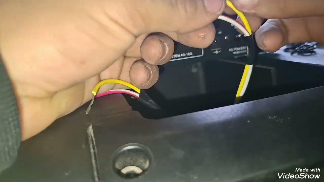 Adaptacion de amplificador  para bocina