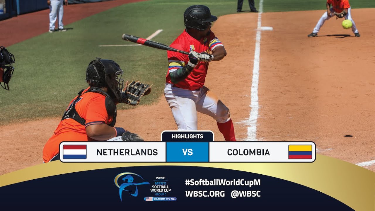 Highlights | Game 9 Netherlands vs Colombia | 2024 WBSC Men's Softball World Cup Group C
