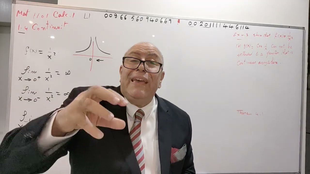 Mat1101 Calculus 1,Sec1.4 Continuity and its Consequences L1