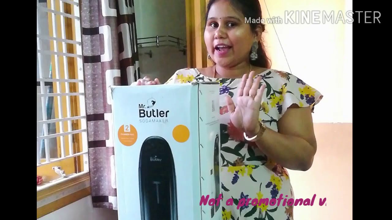Instant Soda Making Machine/ Mr Butler Soda Maker in Telugu/ Steps/ How to use Soda Maker in Telugu