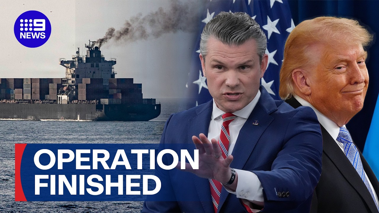 Operation 'Epic Fury' declared over in Middle East | 9 News Australia