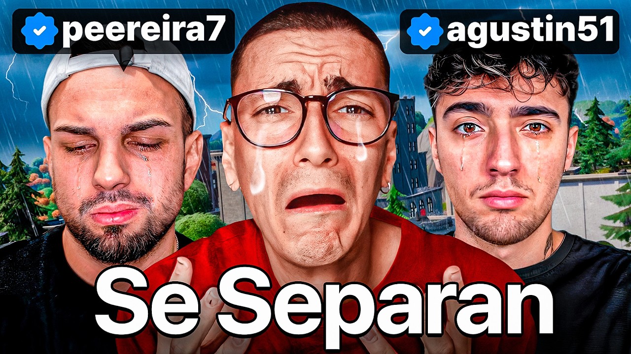 Por esto Pepe (el castor) se separa de Agustin (el que ama fortnite)