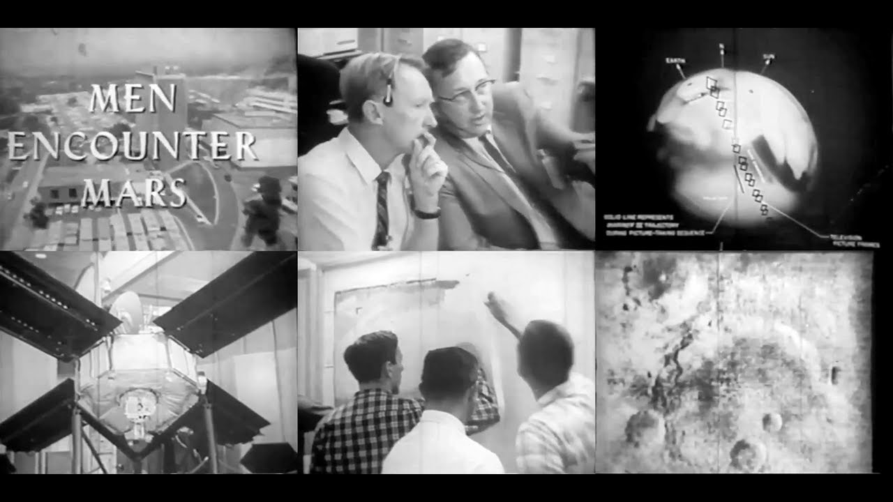 MEN ENCOUNTER MARS (1965) - Mariner 4, first Mars flyby & photos [NASA documentary]