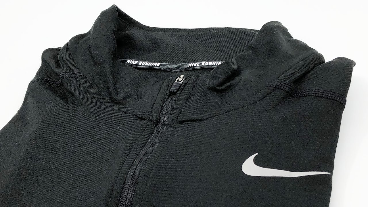 Nike Men's Dri-Fit Element Half-Zip Running Shirt Black (904946-010)