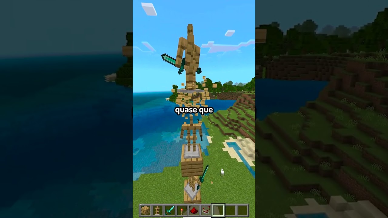 Espadas dançandinho no minecraft