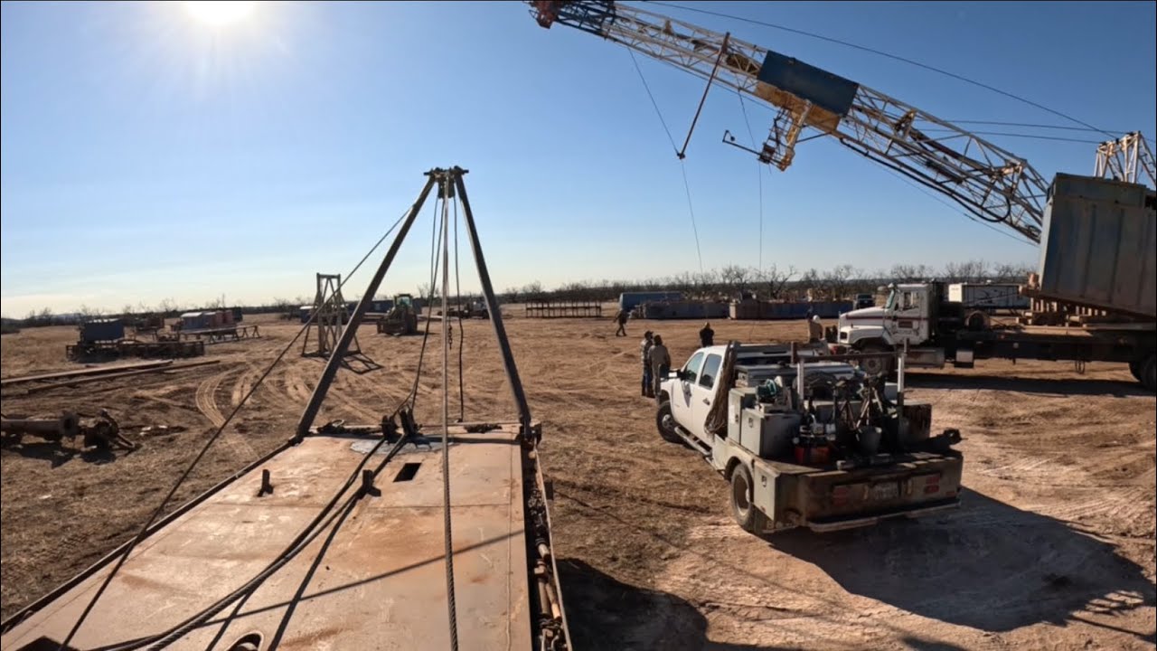 Scattering a rig out