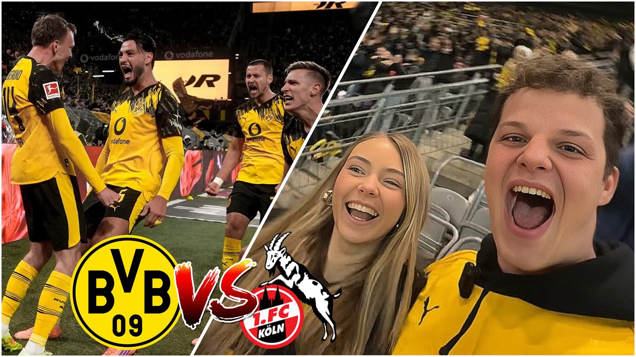 Meine FREUNDIN ist das erste Mal im Stadion! BVB : Köln Stadion Vlog