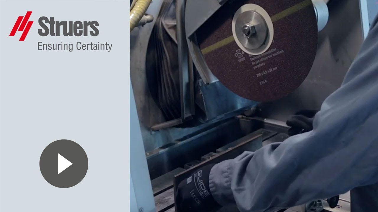 Axitom-5: Fully automatic high volume cutting machine for metallographic preparation