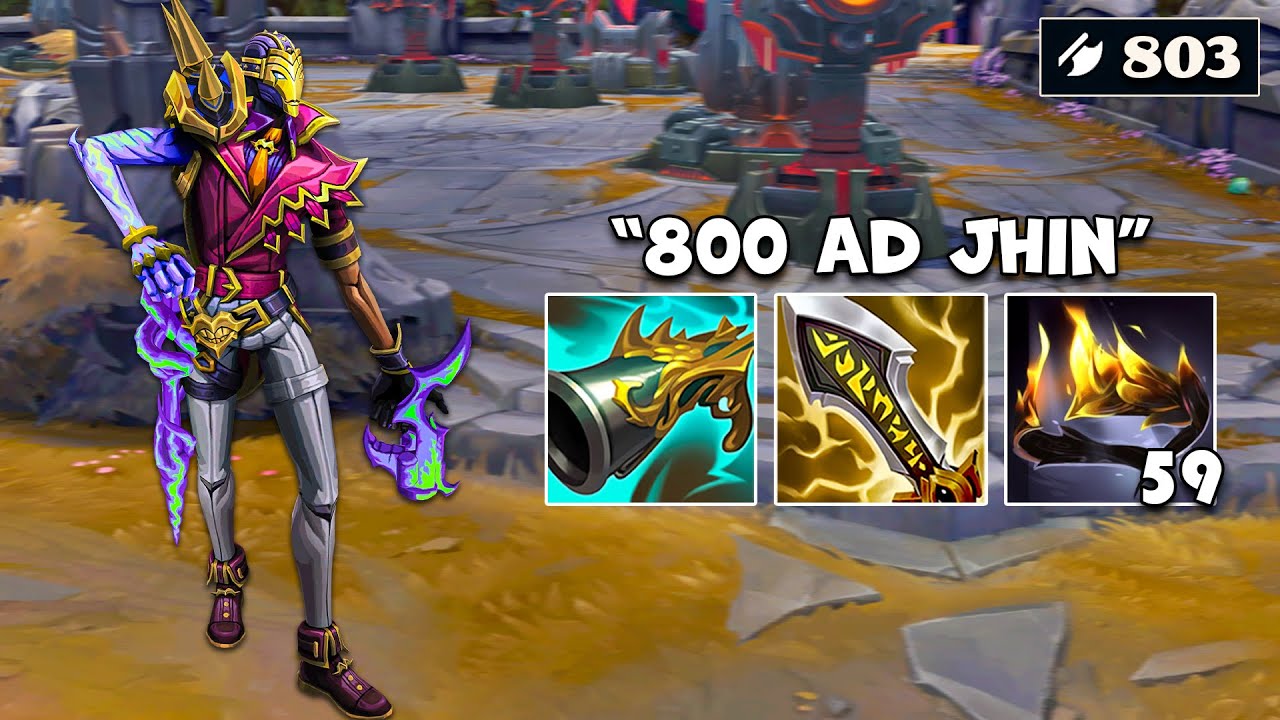 THE MAX AD HUBRIS JHIN TOP IS BROKEN (800 AD)