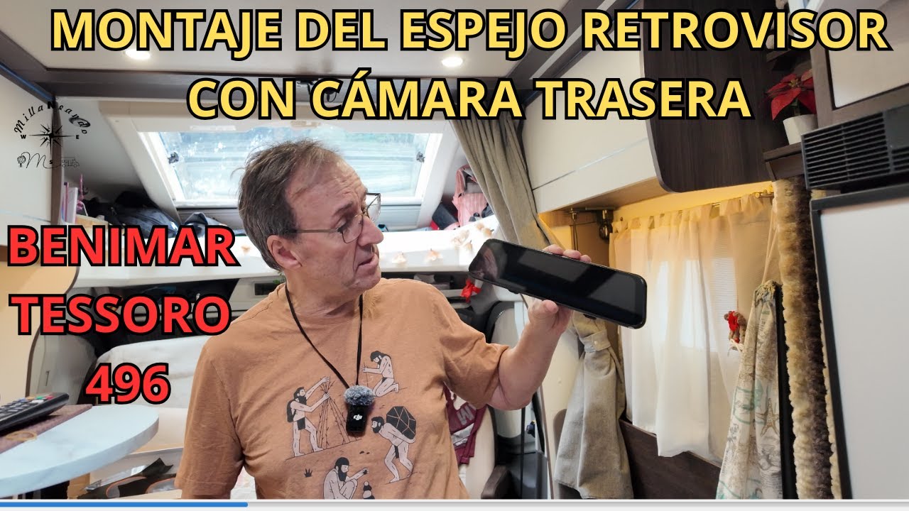 ⚒️Instalación Espejo Retrovisor con Cámaras GPS en Autocaravana | ¿Precio?💰 | #17 Bricos Millaneando