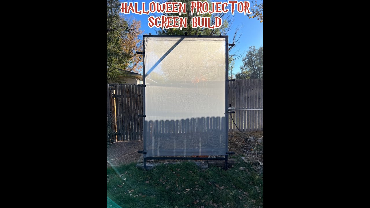Halloween Projector Screen project