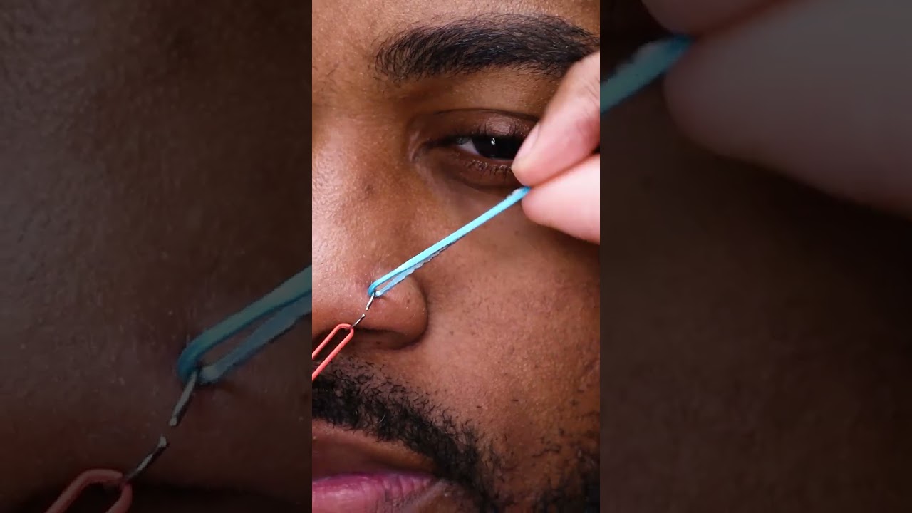 Nose ring hack #shorts