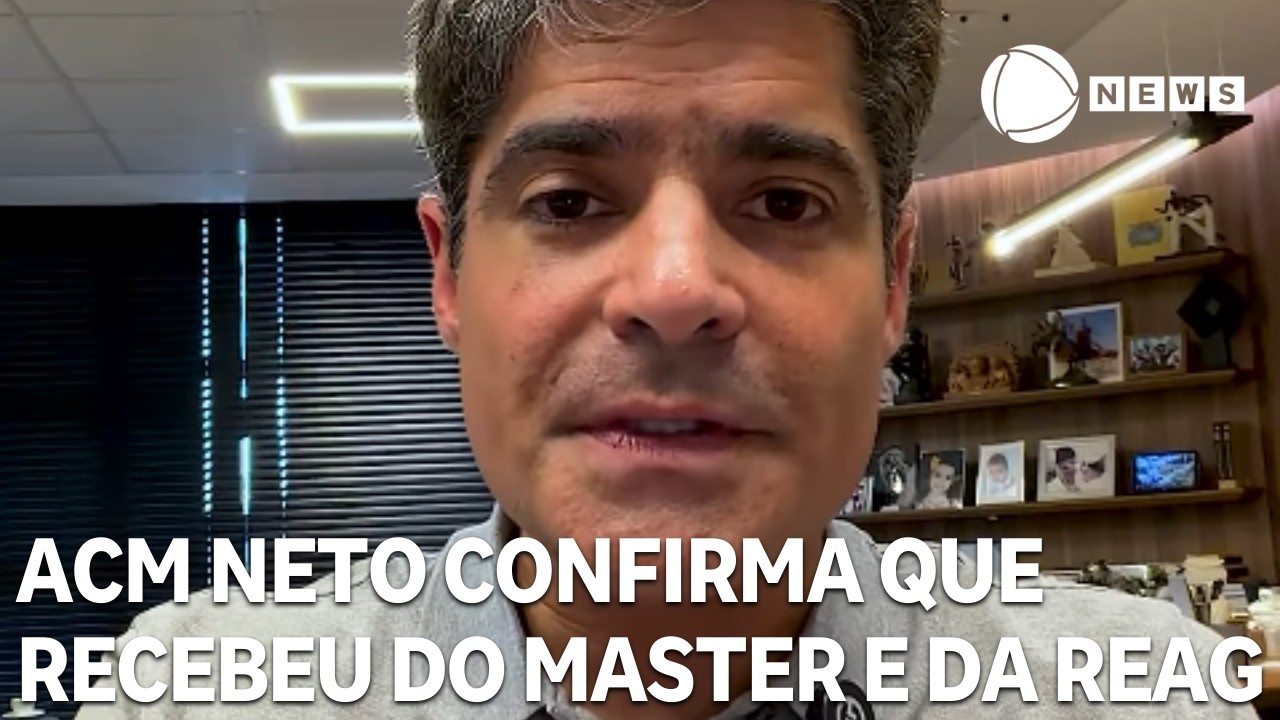 ACM Neto confirma ter recebido R$ 3,6 milhões de Banco Master e Reag por serviços de consultoria