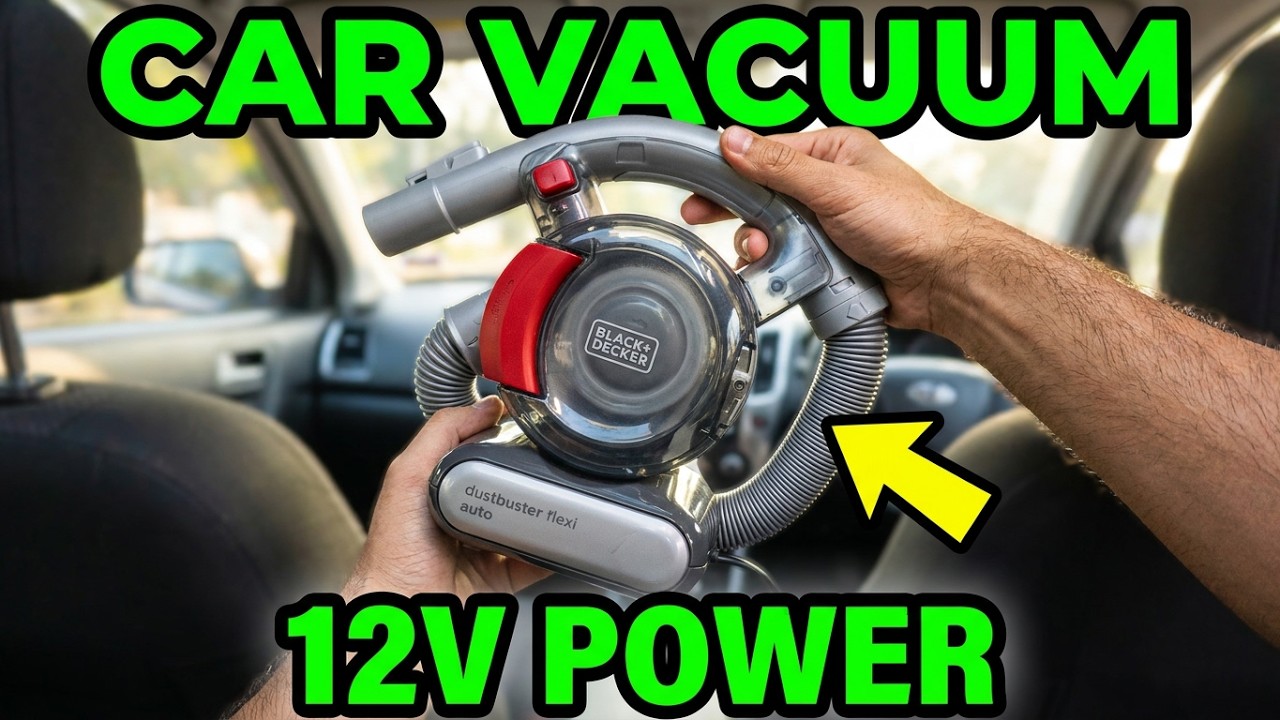 Black & Decker Dustbuster PD1200AV, 12V vacuum cleaner for cars