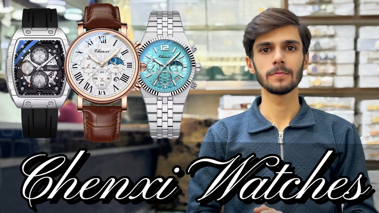 Chenxi Original Watches | Chronograph Stock | New Ramzan Variety | With Box & Bag | President Watch
