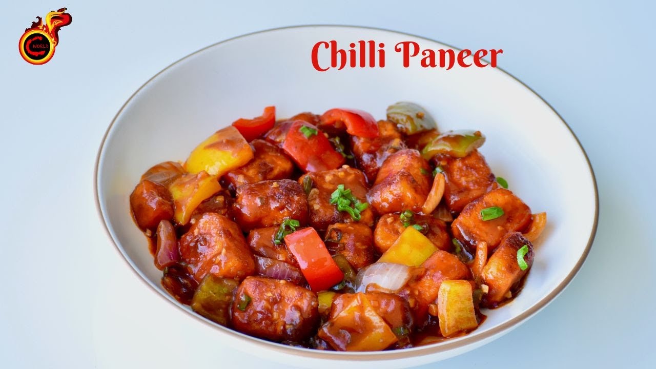 Perfect Chilli Paneer | Restaurant Style Chilli Paneer Dry Recipe || ചില്ലി പനീർ |Veenascurryworld