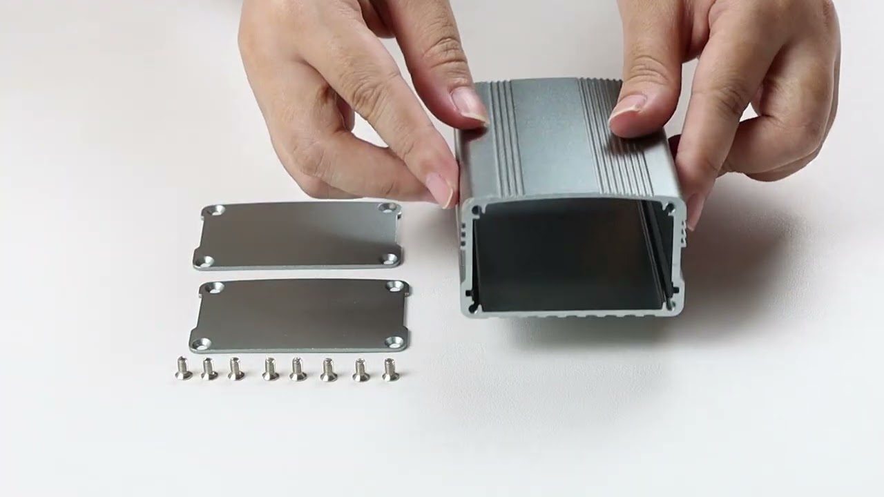 63&times;37 mm Aluminum Enclosure | One-Piece Case for Industrial, Medical & Audio Electronics