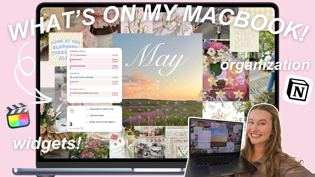 what's on my M4 macbook pro! *the best apps, digital organization tips, + customization ideas*