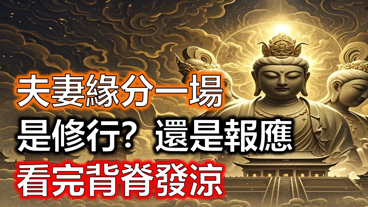 夫妻緣分一場，是修行？還是報應？這五種夫妻註定恩怨難清，看完背脊發涼！#生肖#因果#風水