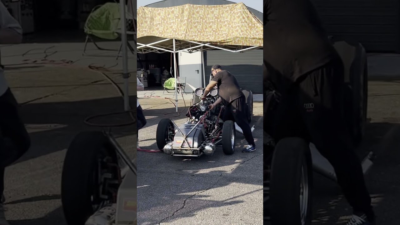 Nitromethane in the Engine! 552 km h in 3 69 sec! New World Speed ​​Record! #nitro #nhradragracing