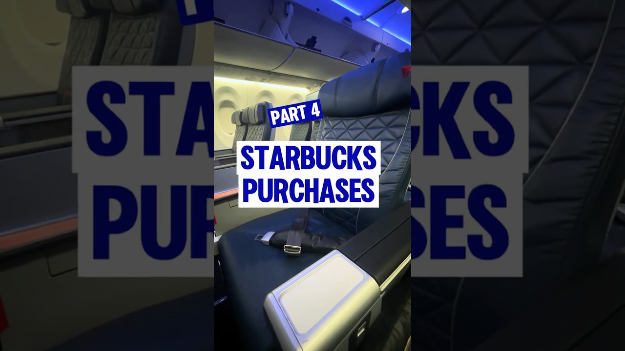 Earn Delta Skymiles on Starbucks purchases! #travel #delta #pointsandmiles