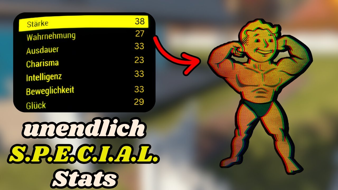 Unendlich S.P.E.C.I.A.L. Punkte in Fallout 4 mit diesem Glitch!