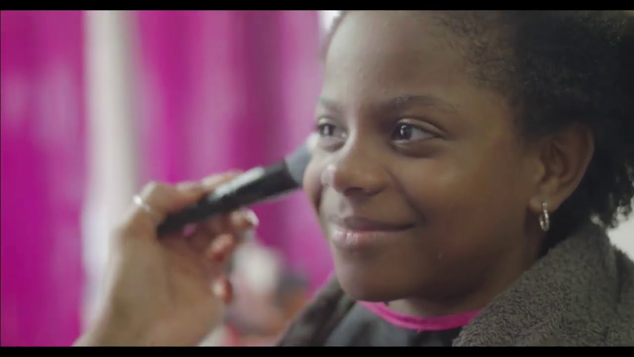 8 Year Old Shocked By Natural Hair Makeover | Euphoria Inspired Make-Up