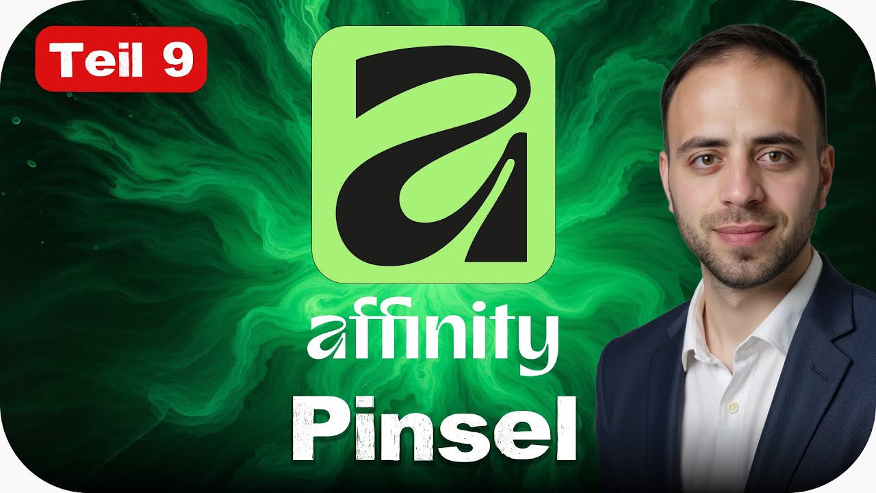 Affinity V3.0 für Anfänger – Pinsel in Affinity / Zeichnen & Malen mit Malpinsel (deutsch) – Teil 9